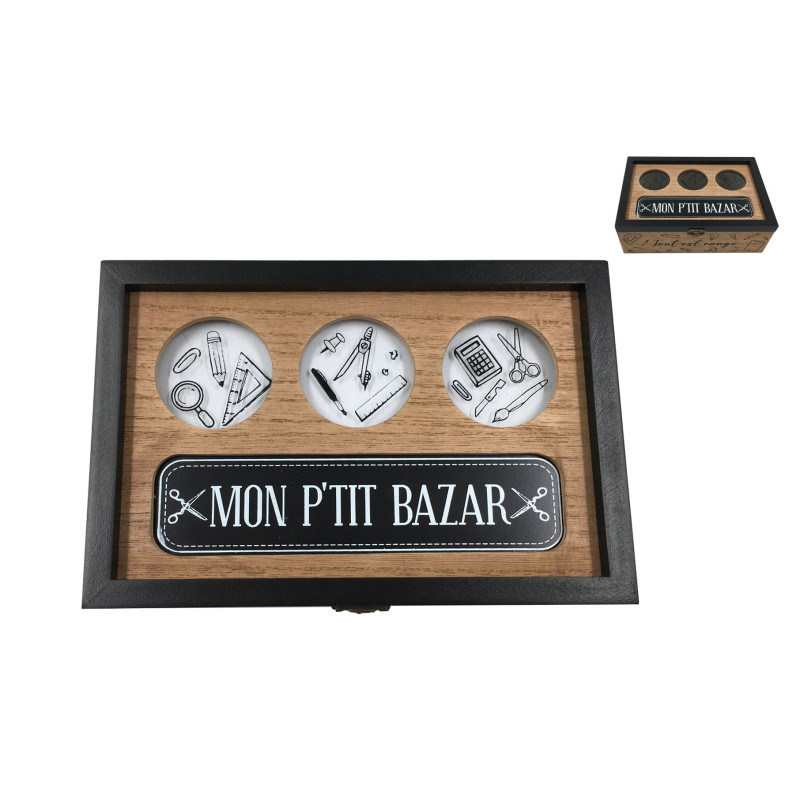 Boite "mon p'tit bazar" range tout