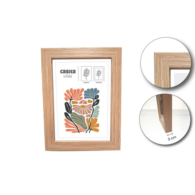 Cadre 30x40cm/ 24x34cm passe partout pro