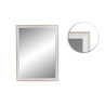 Miroir susp. 40x50 blanc MDF