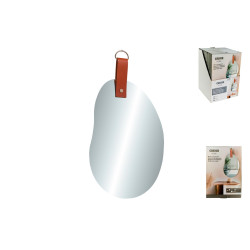 Miroir Mural Galet Nomade - 30 x 19,5 cm