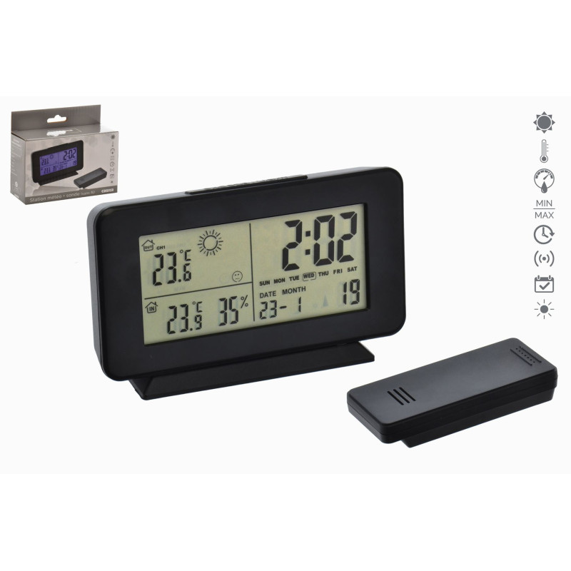 Station Météo-Date-Heure-Temp.+sonde ss