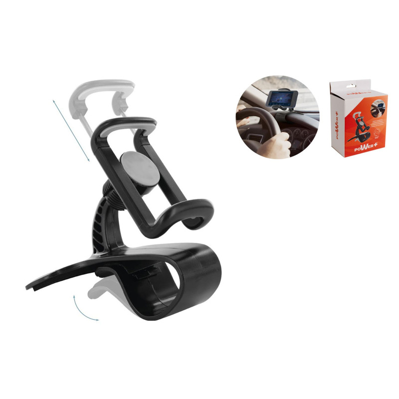 Support Smartphone Universel pour Tableau de Bord - POWER+ Support Smartphone Universel pour Tableau de Bord - POWER+