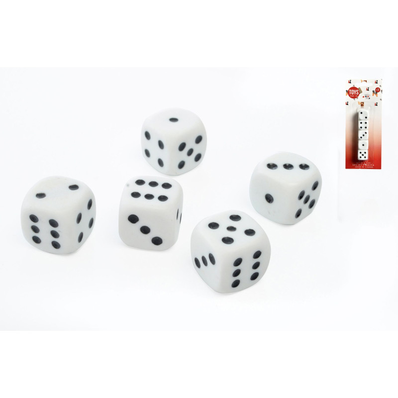 Set 5 dés 16mm
