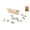 Jeu de Dominos Classique 28 Pièces - Boîte de Rangement en Bois