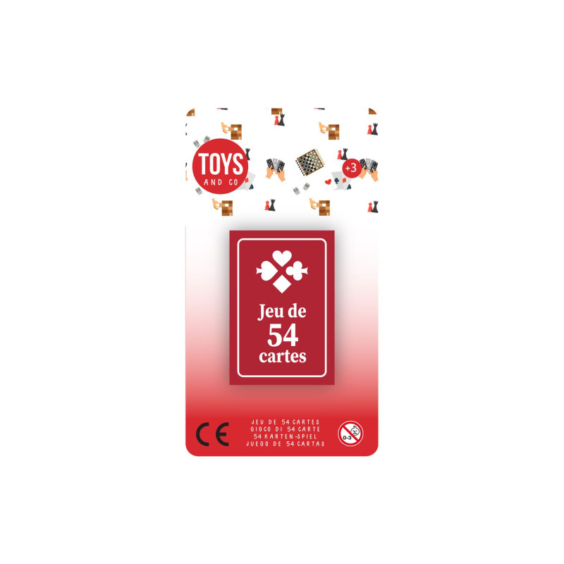 Jeu de 54 Cartes à Jouer Classique