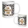 MUG A PAILLETTES LEOPARD LA BELLE VIE