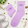 CHAUSSETTES PAILL. BROD. CHILL