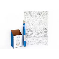 POSTER ACTION A COLORIER 100X70CM