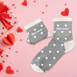 CHAUSSETTES PAILL. CŒURS MON CŒUR