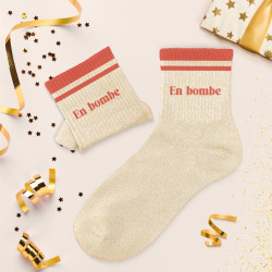 CHAUSSETTES PAILL. A BANDES EN BOMBE