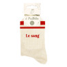 CHAUSSETTES PAILL. A BANDES LE SANG