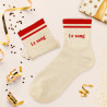 CHAUSSETTES PAILL. A BANDES LE SANG