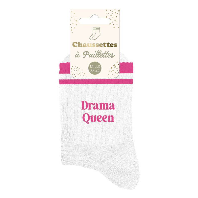 CHAUSSETTES PAILL. A BANDES DRAMA QUEEN