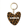PORTE-CLES SILICONE LEOPARD