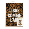 TOILE TUFTEE LEOPARD LIBRE COMME L AIR