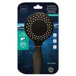 KIT DOUCHE HYDRO NOIR 3 FONCTIONS H22 x