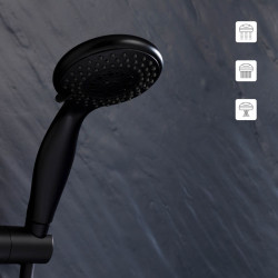 Kit Douche Hydro Noir 3 Fonctions - Douceur d'Intérieur