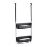 SERVIT. DOUCHE VESPER NOIR 2 PAN. A SUSP