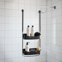 SERVIT. DOUCHE VESPER NOIR 2 PAN. A SUSP