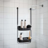 SERVIT. DOUCHE VESPER NOIR 2 PAN. A SUSP
