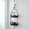 SERVIT. DOUCHE VESPER NOIR 2 PAN. A SUSP