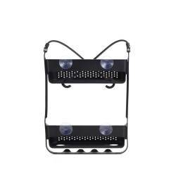 SERVIT. DOUCHE VESPER NOIR 2 PAN. A SUSP