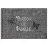 Tapis d'Intérieur Familia 40x60 cm Gris - Douceur d'Intérieur