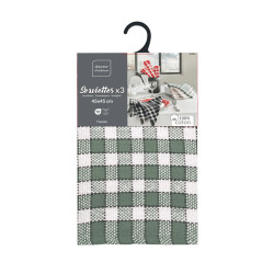 SERVIETTES DE TABLE X3 TRADITIO CEDRE 45