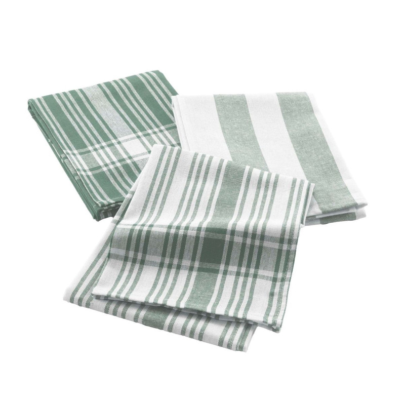 TORCHON X3 BAYADO CEDRE 50x70CM COTON TI