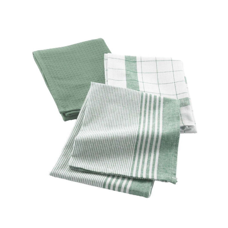 TORCHON X3 VIBRATO CEDRE 50x70CM COTON T