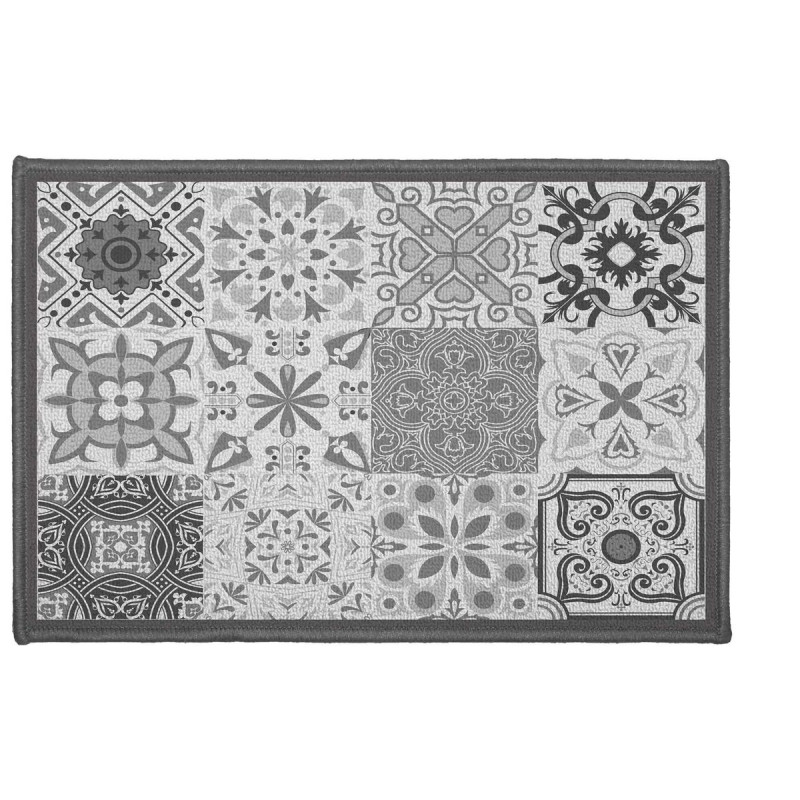 TAPIS PERSANE GRIS 40x60CM BOUCLETTE IMP