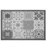 Tapis d'Intérieur Persane Gris 40x60 cm - Imprimé Carrelage