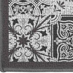 TAPIS PERSANE GRIS 40x60CM BOUCLETTE IMP