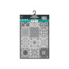 TAPIS PERSANE GRIS 40x60CM BOUCLETTE IMP