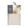 Nappe Rectangulaire Pauline Effet Lin 140x240 cm - 8/10 Couverts Nappe Rectangulaire Pauline Effet Lin 140x240 cm - 8/10 Couverts