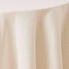 Nappe Ronde Pauline Écru Ø180 cm - Effet Lin 8/10 Couverts Nappe Ronde Pauline Écru Ø180 cm - Effet Lin 8/10 Couverts