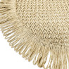 SET DE TABLE PEPITA NATUREL D38CM FIBRE
