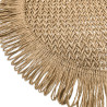 Set de Table Rond Pepita Camel Ø38cm en Fibre de Papier Tressée Set de Table Rond Pepita Camel Ø38cm en Fibre de Papier Tressée