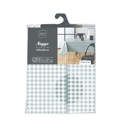 NAPPE RECT MINI VICHY SAUGE 140x240CM PV