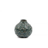 Vase Grès Artichaut Vert 12x10,8 cm