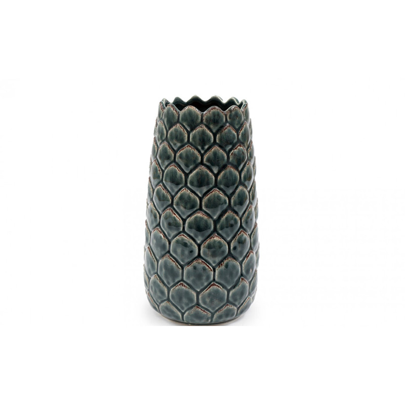 VASE FEUILLES D'ARTICHAUT 12X21.5CM VASE FEUILLES D'ARTICHAUT 12X21.5CM