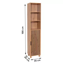 COLONNE KARMA 1 PORTE + 3 ETAGERES
