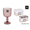 Verre à Pied Sonella Violet 360cc - Design Ciselé 16,5cm Verre à Pied Sonella Violet 360cc - Design Ciselé 16,5cm