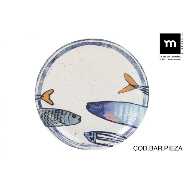 ASSIETTE PLATE ø26 cm "PEIXE 2.0" Monaco ASSIETTE PLATE ø26 cm "PEIXE 2.0" Monaco