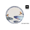 ASSIETTE PLATE ø26 cm "PEIXE 2.0" Monaco