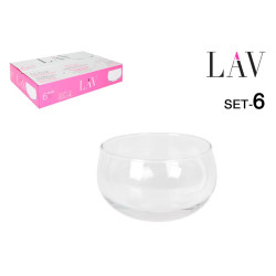 Set de 6 Bols Ramequins en Verre Cleo 390cc - LAV