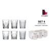 SET6 VERRES SHOOTER 55cc "OMAN"GRAVÉ