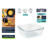 Moule en Verre Carré Spécial Air Fryer 17,5cm - Quttin Moule en Verre Carré Spécial Air Fryer 17,5cm - Quttin