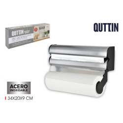 DISTRIBUTEUR DEROULEUR INOX 3 ROULEAUX 3