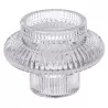 Bougeoir en verre transp vice versa